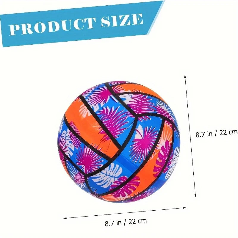1/2 PCS Beach Volleyball - Durable PVC Floating Water Volleyball,Summer Outdoor Sports Accessory for Pool &Beach, Dynamic Design