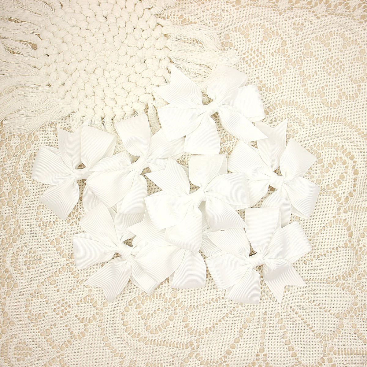 10pcs Ribbon Bow Hair Clip for Girls Hair Accessories Winnower Children Alligator Clip Kids Hairbow Hairpin Grosgrain Barrettes