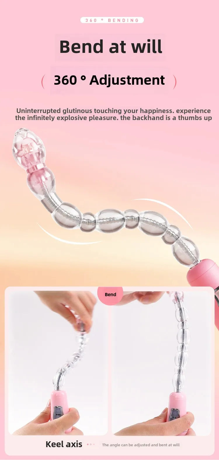 Electric Anal Plug Prostate Massager Anal Pull Beads Ass Vibrator Dildo G-Spot  Vaginal Stimulator Male Female Masturbator