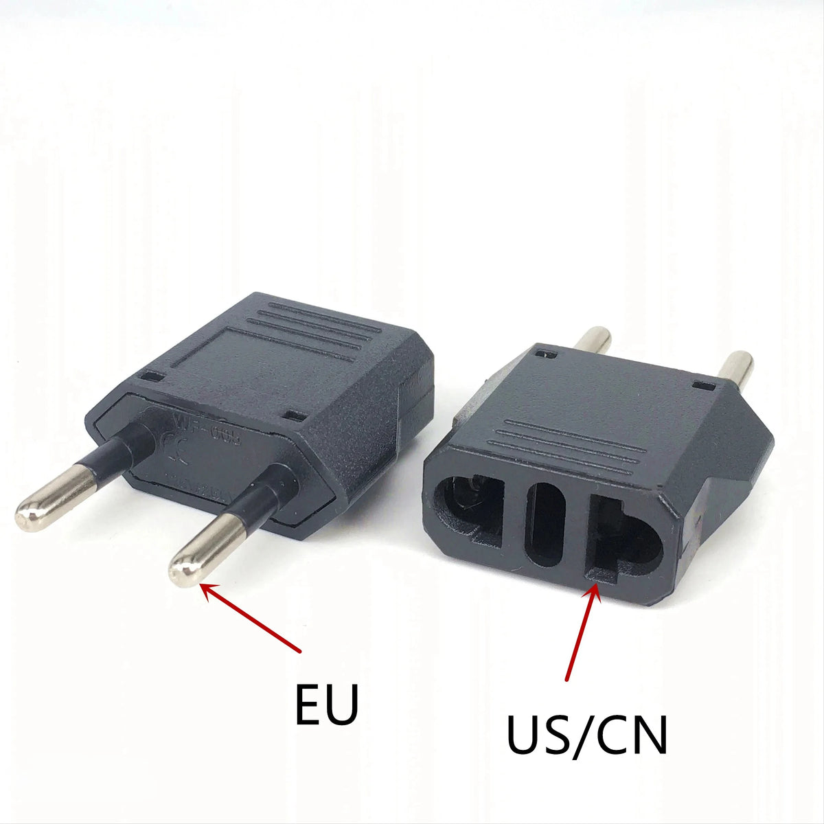 1pcs 4.8/4.0mm Power Plug Adapter US To EU Europe Plug Power Converter Travel Charge Adapter US to EU Adapter Electrical Socket