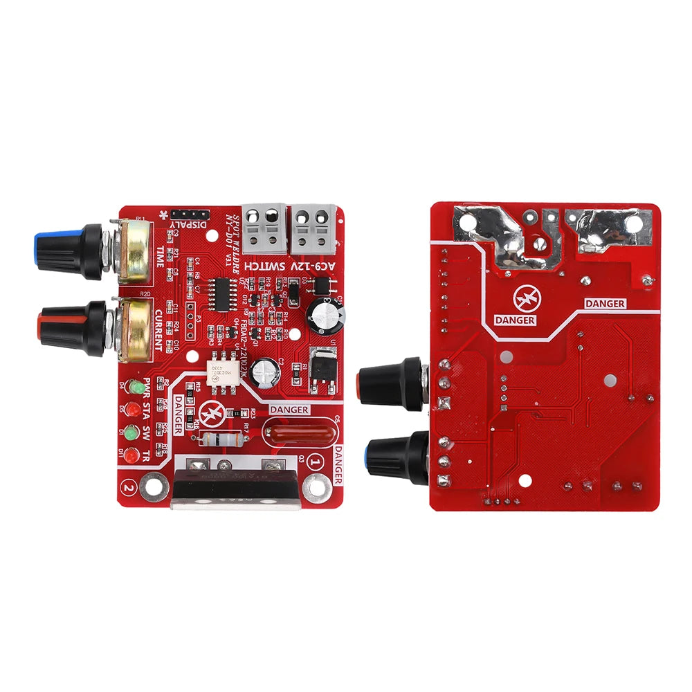 100A NY-D01 Spot Welder Control Board Kit Digital Display Spot Welding Machine Time And Current Control Module AC 110/220V