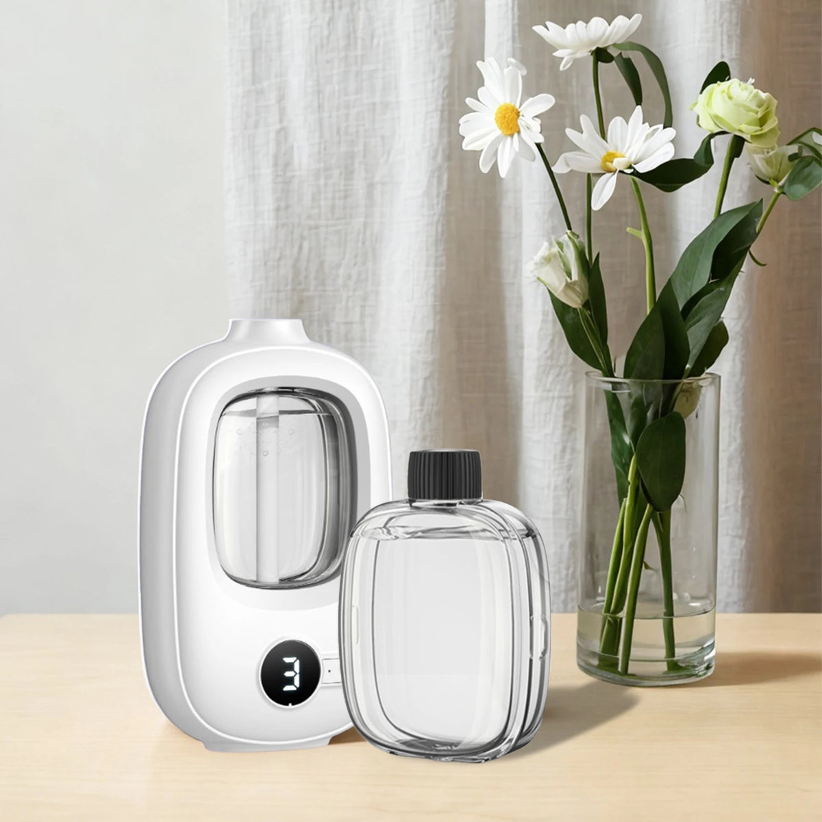 Aromatherapy Machine Automatic Spray Fragrance Household Bedroom Fragrance Machine Air Freshening Deodorizing Fragrance Diffuser