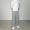 Autumn Men's Casual Sports Zipper Embroidered Straight Leg Drawstring Pants