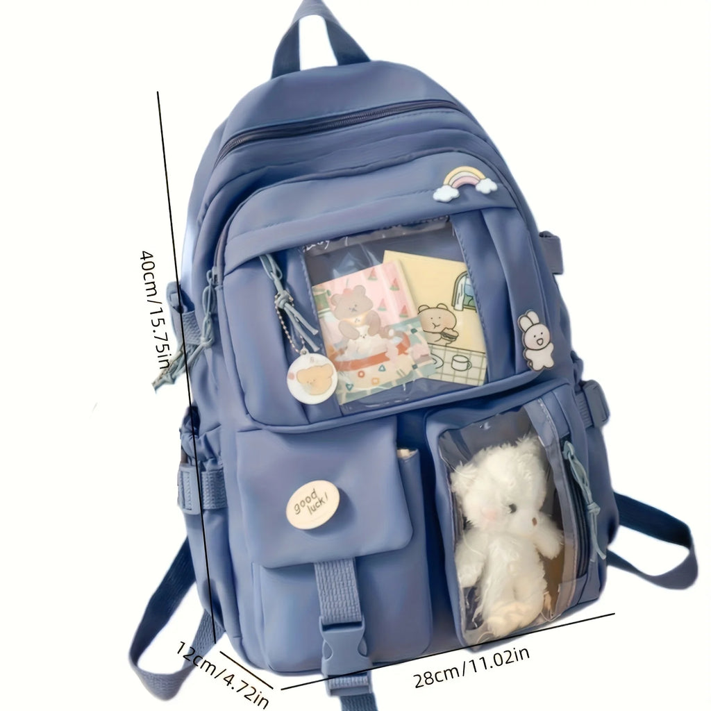 New Fashionable Trendy Large Capacity Versatile Classic Cute Portable Travel Style Travel Commuter Backpack Suitable for Various