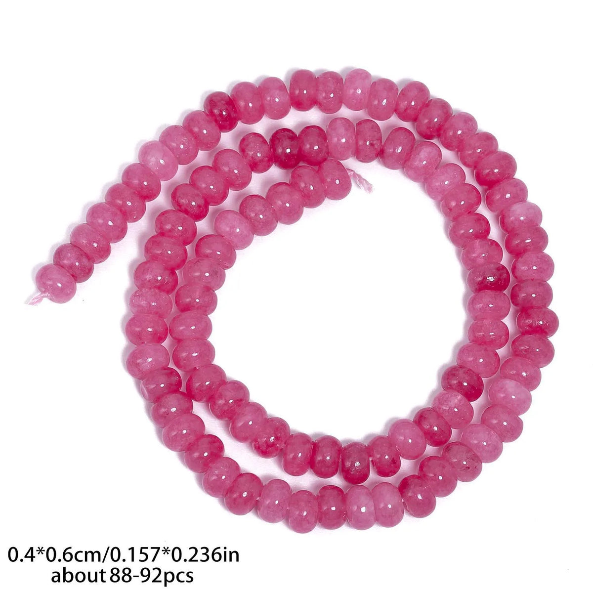 4x6mm Abacus Shape Jade Stone Beads Multicolor Mixed Spacer Beads for Jewelry Making Handmade DIY Bracelet Necklace Pendant