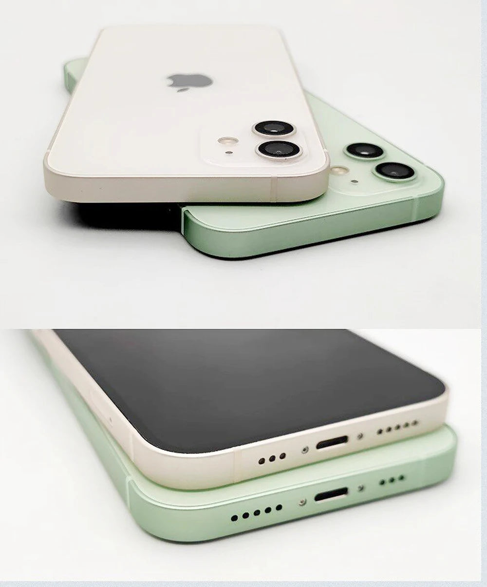 Refurbished 98% IPhone12 4GB RAM 128GB ROM Unlocked CN Version Dual SIM 6.1 Inch Dual 12MP Camera IOS Face ID