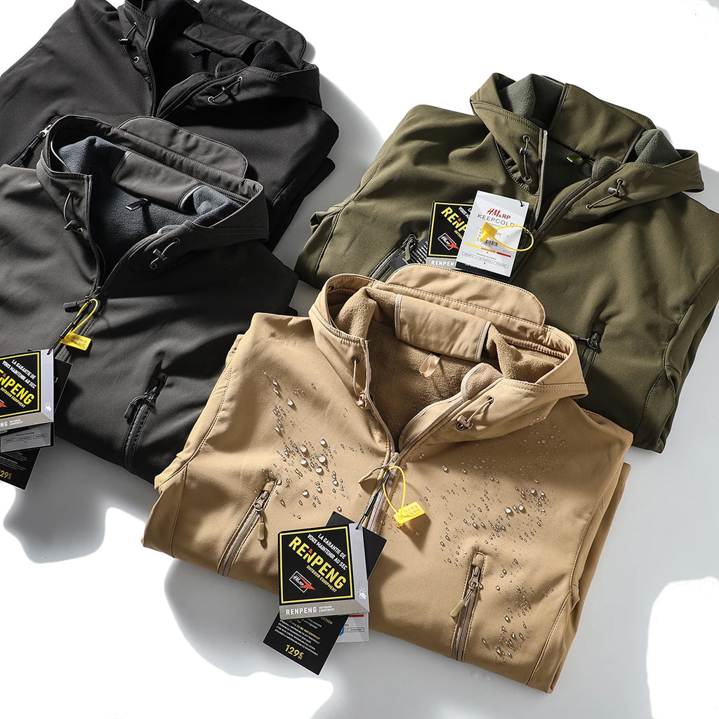 ARC New Storm Jacket Outdoor Sports Camping Mountaineering Fashion Men Plus Cashmere Windproof Waterproof Function Storm Jacket