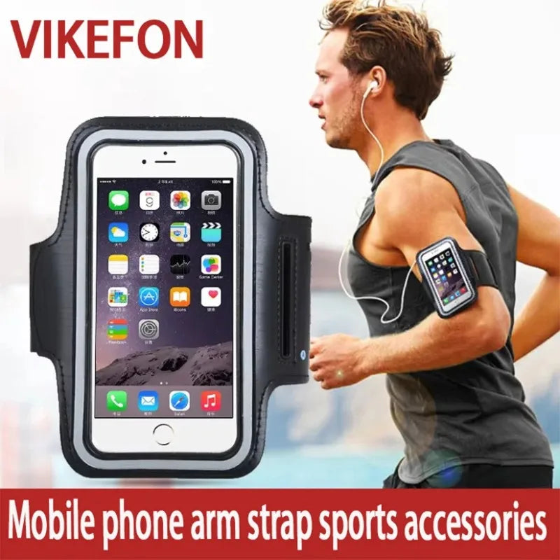 Sports Running Phone Armband Touch Screen Breathable With Key Pocket For iPhone 12-17 Pro Max For Android Gym Jogging Daily Use