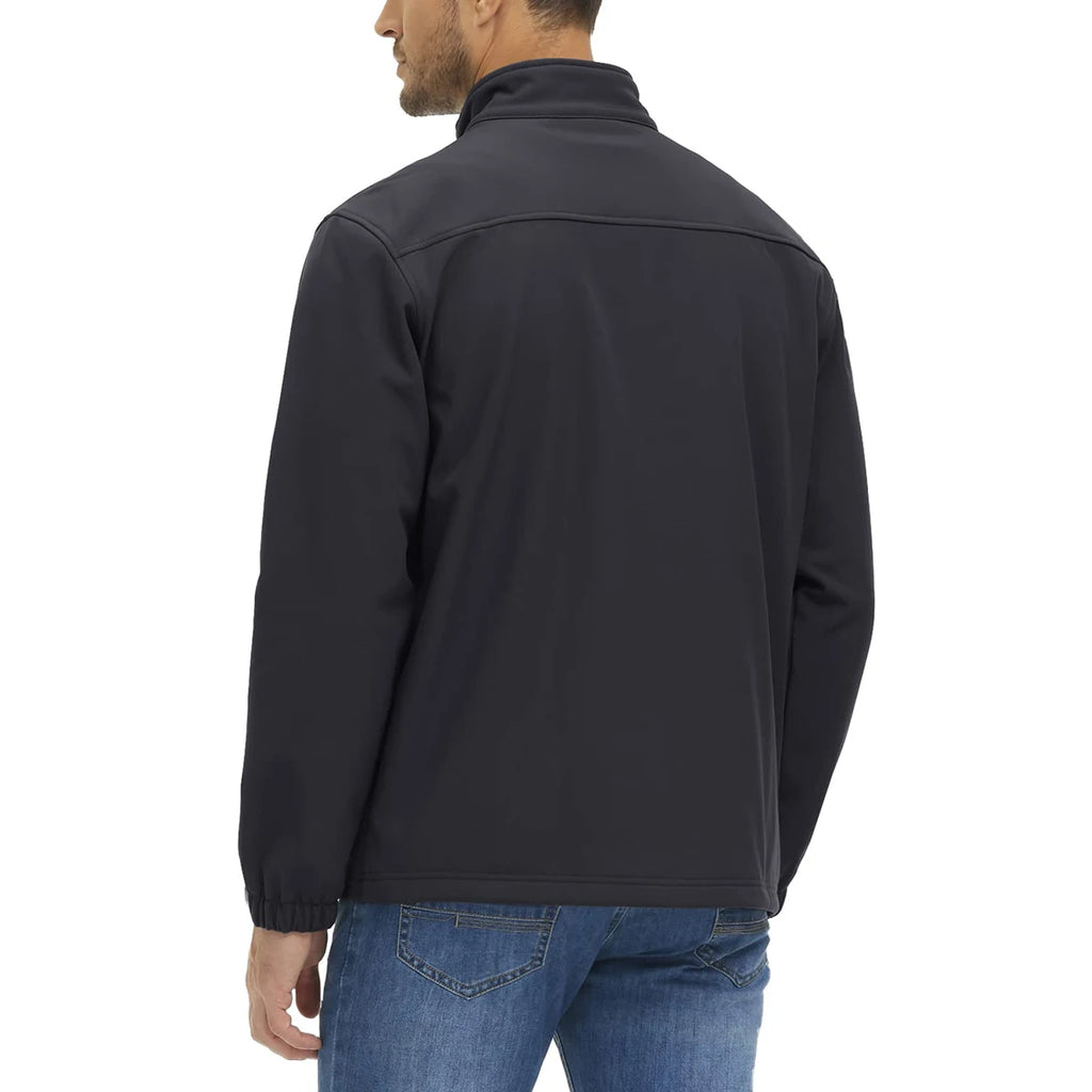 TACVASEN Blusão Impermeável para Homem Caminhada Outdoor Fecho Completo Corta-vento Forro Polar Quente Outono Inverno Trabalho Casaco Casual