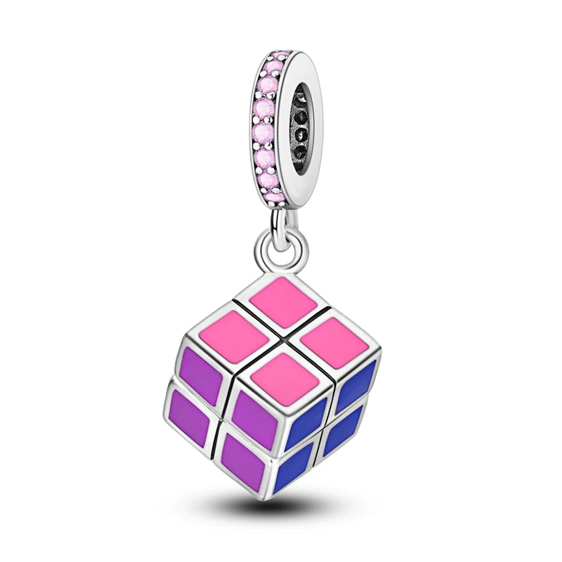 New Original Charm Beads 925 Sterling Silver Butterfly Hot Air Balloon Dangle For Bracelet Women Girl Fine DIY Jewelry Gift