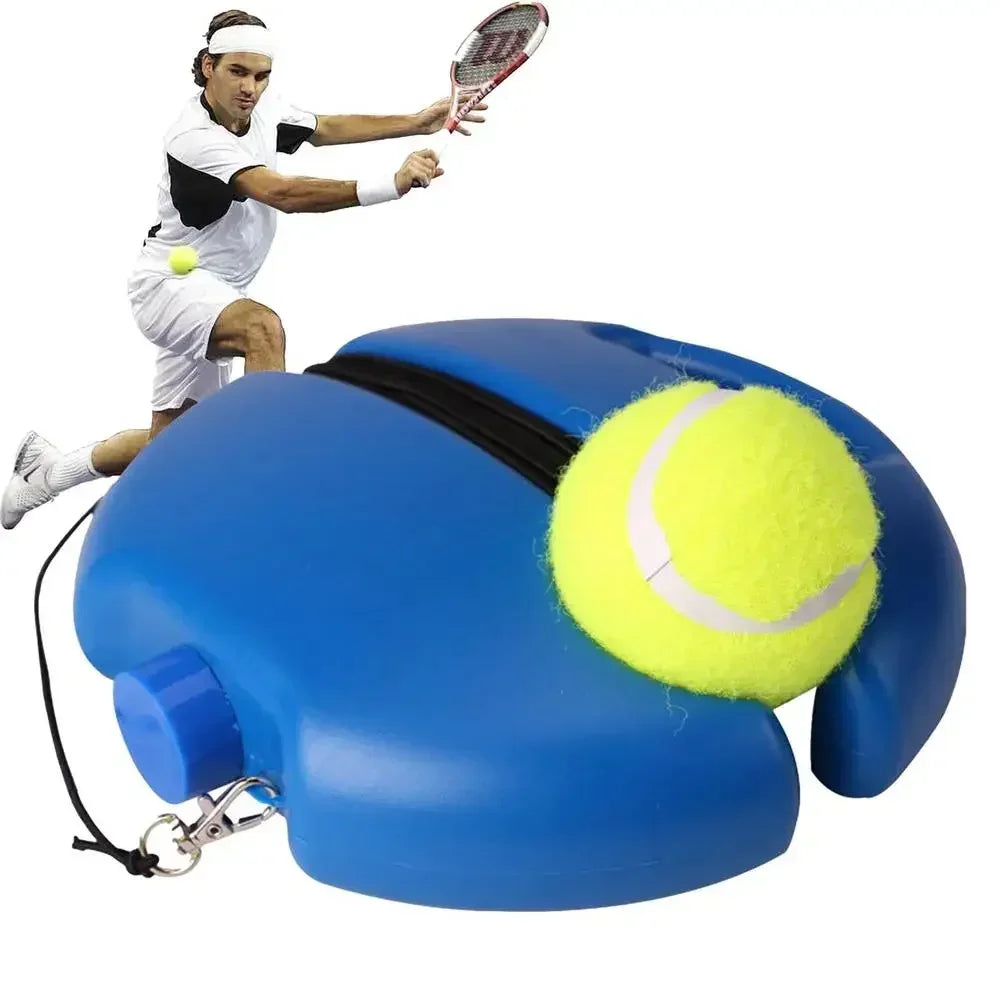Tennis Trainer With 1Pc Tennis Ball For Beginner, Tennis Rebounder Set For Self Training, Auxiliary Training Equipment