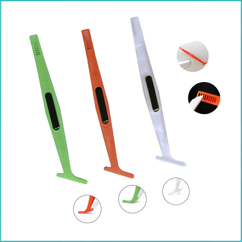 Kit de ferramentas para vinil autocolante, espátula magnética flexível, micro espátula, raspador de cantos e ferramentas para ranhuras curvas para instalação de películas em veículos com contornos