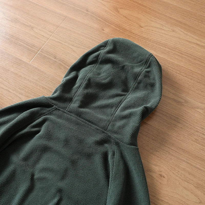 Blazebaron Men's Hoodie Sweatirt Micro Velvet Me Texture Casual Spring Autumn Loose Fit Pure Color Busin Casual