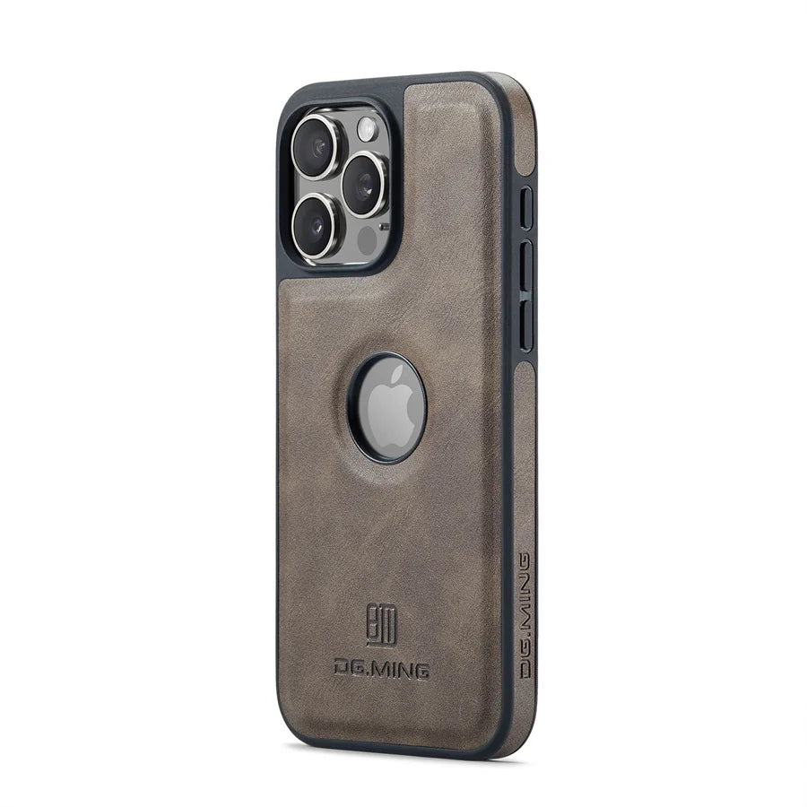 Luxury Strong Magnetic Leather Case for iPhone 16 Pro Max 17 Air 15 14 Plus 13 12 11 Logo View Wireless Macsafe Magsafe Cover