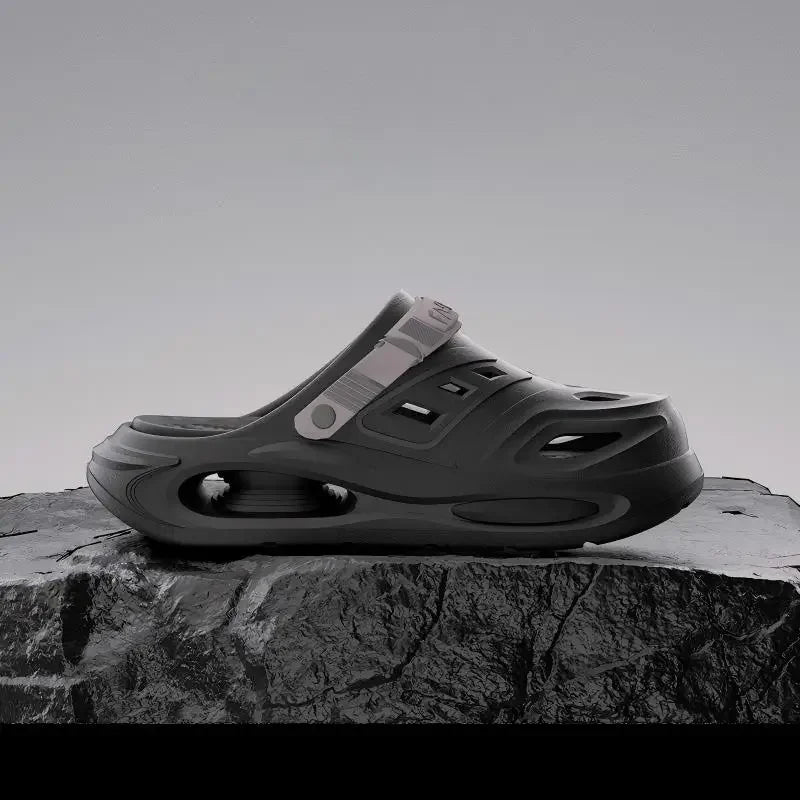 2026 Men's And Women's Cave Shoes Fashion Breathable Sandals With Removable Insoles Non-slip Cushioned Thickened Soft Slippers