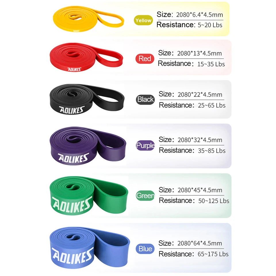 AOLIKES 1PCS Pull Up Assistance Bands -Resistance Heavy Duty Workout Exercise Stretch Fitness Bands Assist for Body,Stretching