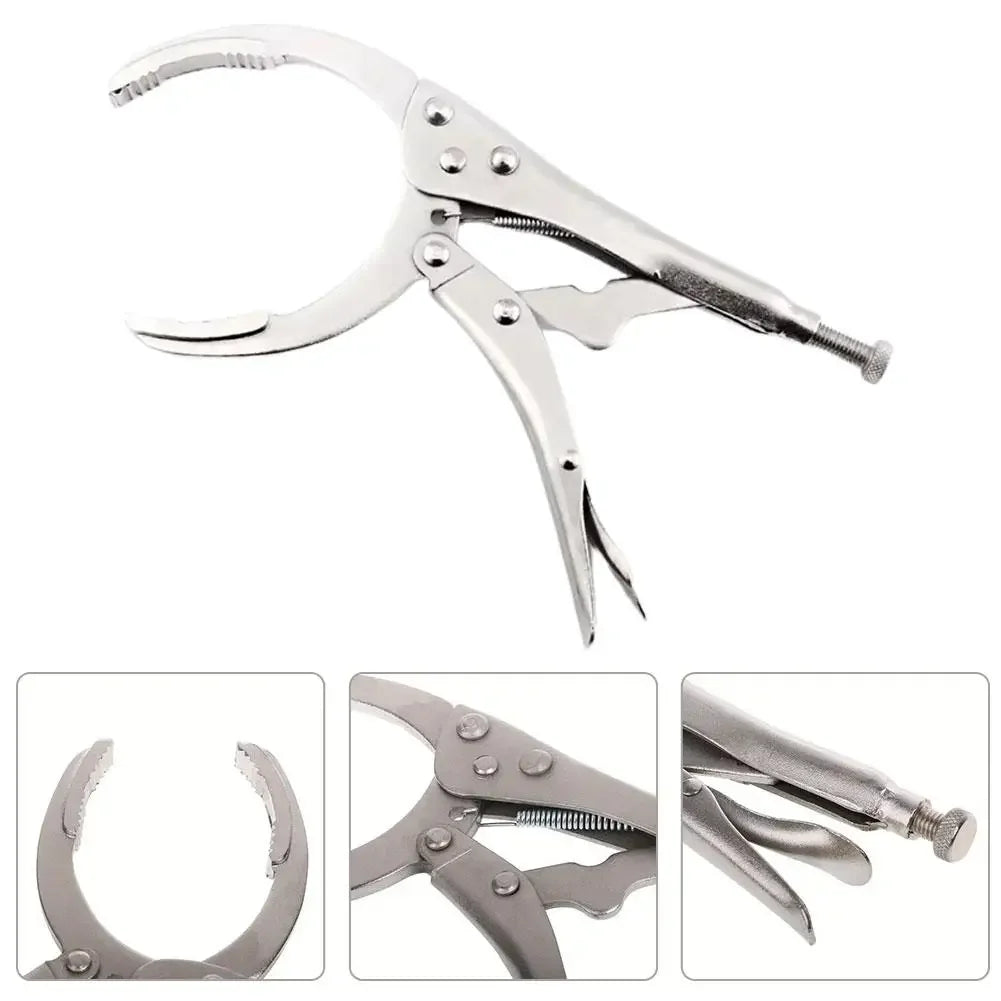 Clamp Filter Wrench Oil Grid Wrench Oil Change Adjustable Multi-Function Engine Oil Filter Wrench Car Disassembly Tool Repair
