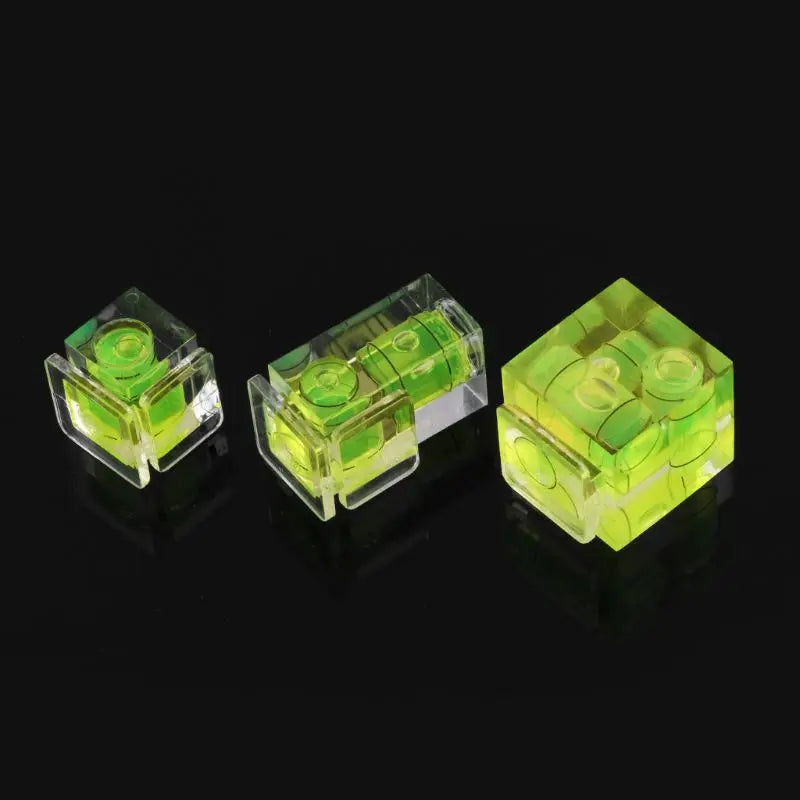 Triple 3 Hot Shoe Bubble Spirit Level for Camera Level Adapter Durable