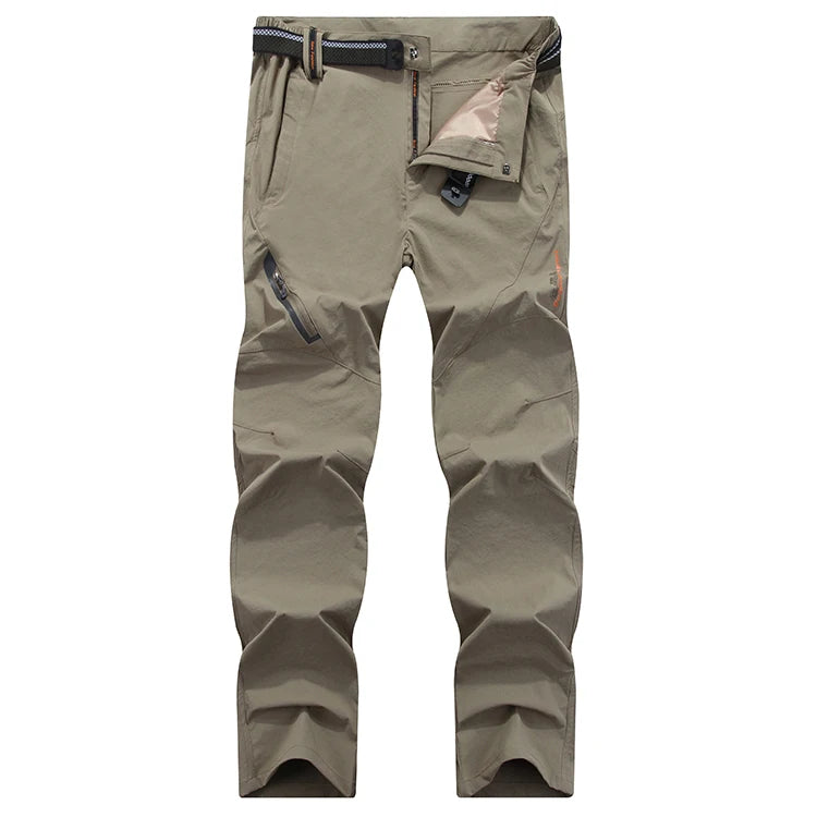 Four Sided Elastic Quick Drying Pants for Men's Mountaineering Outdoor Pants, Light and Thin for Women's Summer Elastic Breathab