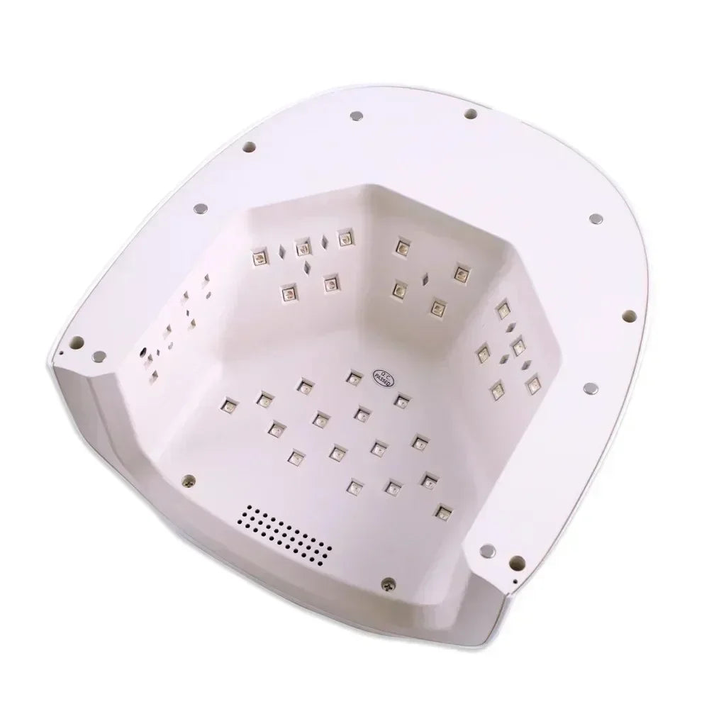 96W Mirror Reflective Nail Lamp with Metal Pad Cordless Manicure Dryer Wireless UV Light for Nails Rechargeable Nail UV LED Lamp