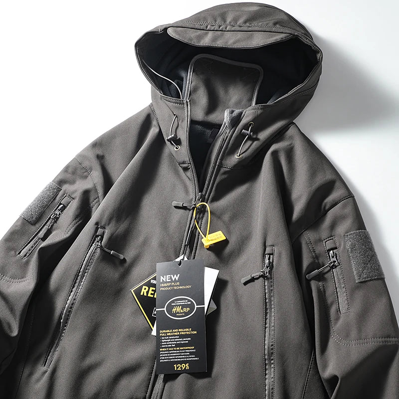 ARC New Storm Jacket Outdoor Sports Camping Mountaineering Fashion Men Plus Cashmere Windproof Waterproof Function Storm Jacket