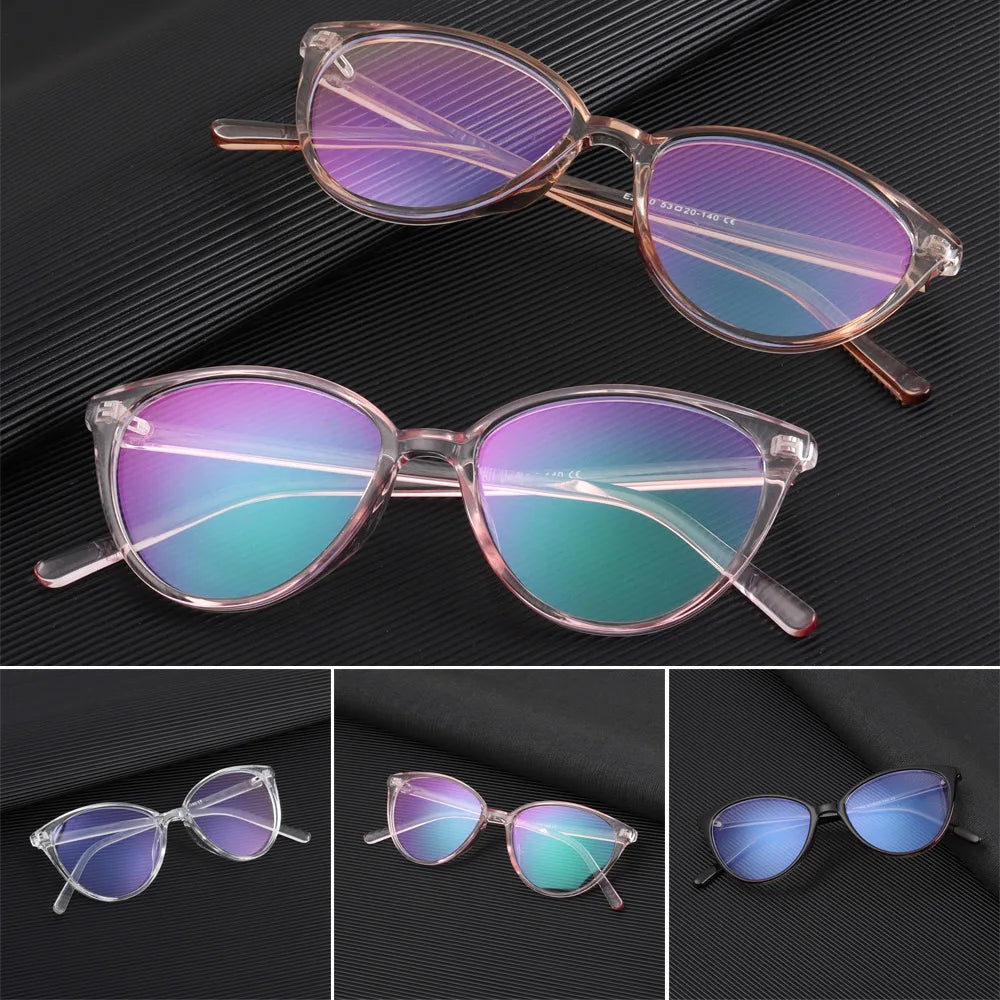New Anti Blue Light Glasses Computer Goggles Fashion Clear PC Frame Eyeglasses Blue Rays Blocking Eyewear Vision Care Glasses