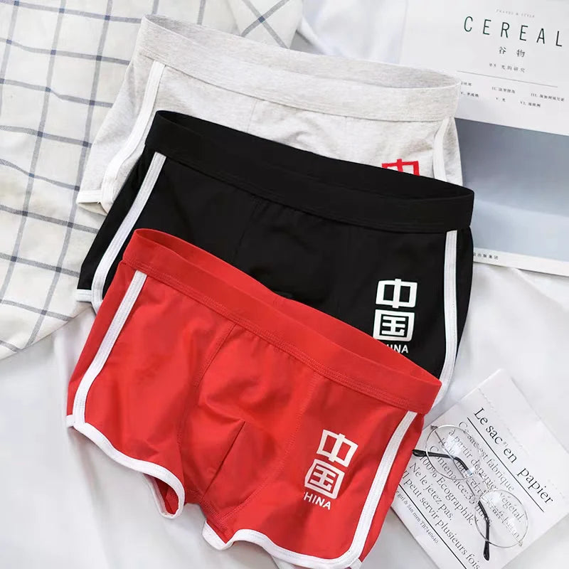New Men's Underwear Sexy Mens Underwears Boxer Cotton Homme Boxershorts Men Boxers Comfortable Breathable Male Underpants Shorts