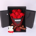 New Valentine's Day Gifts 7 Rose Artificial Flowers Wedding Decoration Mother's Day Gifts Home Decor Birthday Gifts 2023 Navidad