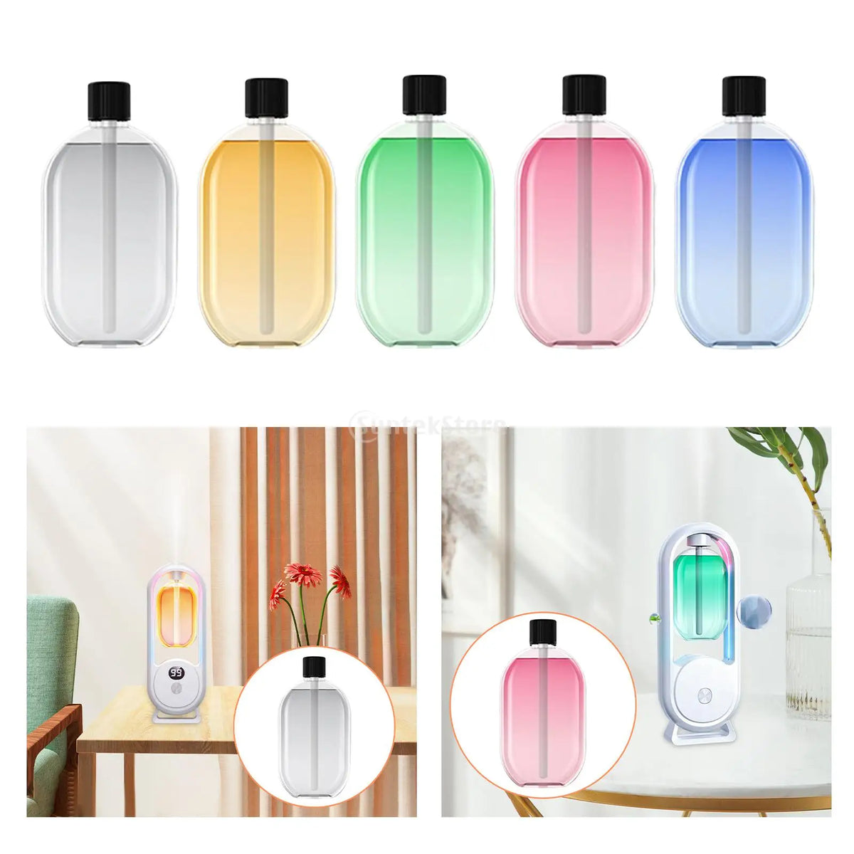 Aromatherapy Machine Automatic Spray Fragrance Household Bedroom Fragrance Machine Air Freshening Deodorizing Fragrance Diffuser