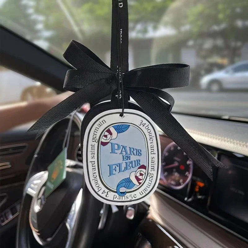 Car Fragrance Tablet Car Air Purifying Perfume Fragrance Hanging Decoration Deodorizing Fragrance Card Car Accessories Interior