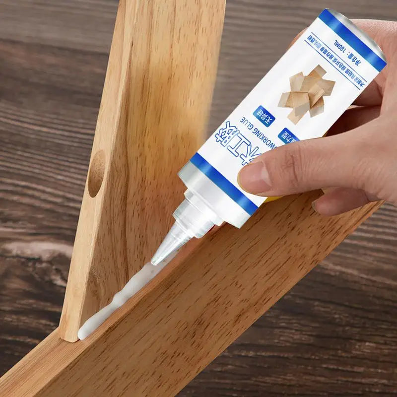 Wood Glue For Furniture 180ml Carpenter Glue Transparent Eco-Friendly Wood Adhesive Professional Safe Glue Multi-Functional