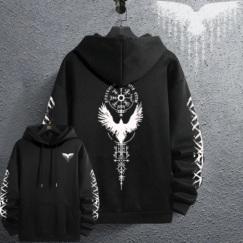 2025 Brand New Black Sweatshirts Autumn Winter Male Daily Casual Sporty Jogging Hoodie Men's Outwear Fashion Pullover