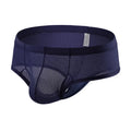 Mens Sexy Mini Boxers Breathable Hole Design Half Back Coverage Fitness Casual Sweat Absorbing All Seasons Daily Sport Wear