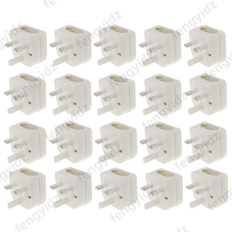 1Pc European Euro EU 2 Pin to UK 3Pin Power Socket Travel Plug Adapter Converter New