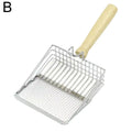 Dog Cat Clean Feces Supplies Stainless steel shovel Cat Litter Scoop Reduces Dust Metal Long Handle Scoop Pet Cleanning Tools ﻿