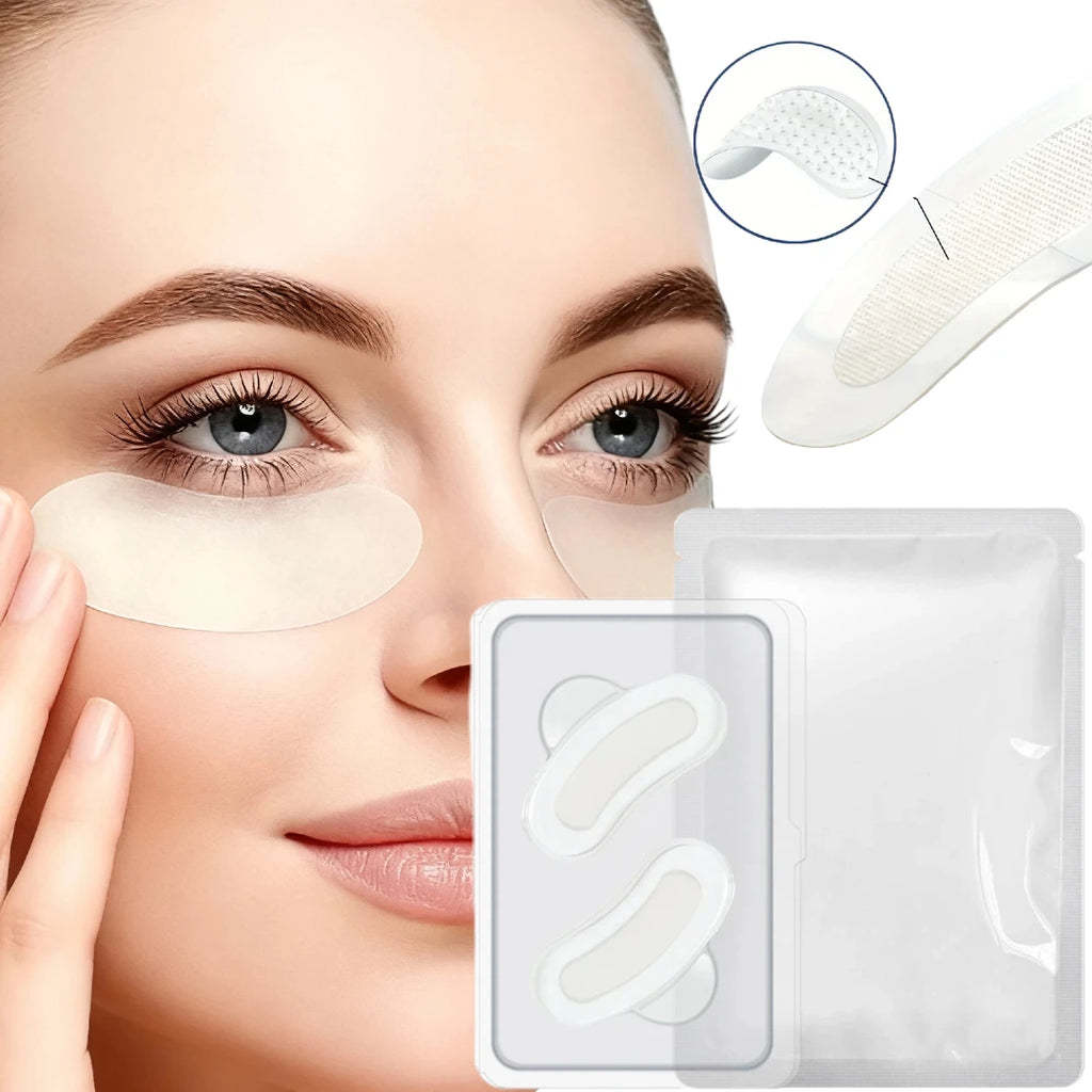 6pcs/3 Pairs Hyaluronic Acid Micro-needle Patches, Dermabrasion Facial Patches - 0.3mm Needle Length