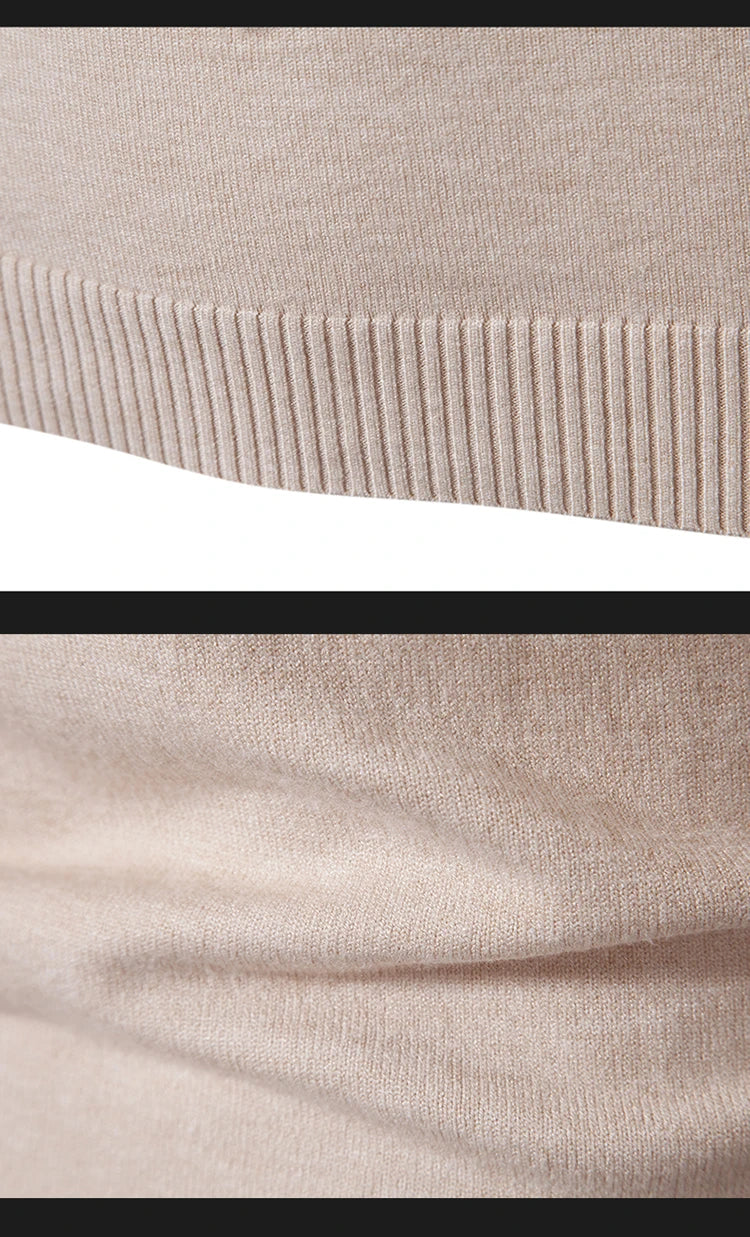 New Autumn Winter Designer Fashion Half Turtleneck Knitted Sweater High Quality Mens Casual Solid Color Warm Women Sweaters