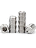 M3 M4 M5 M6 M7 M8 M10 M12 Fine Thread DIN916 Black 12.9 Steel Hex Hexagon Socket Allen Cup Point Grub Headless Bolt Set Screw