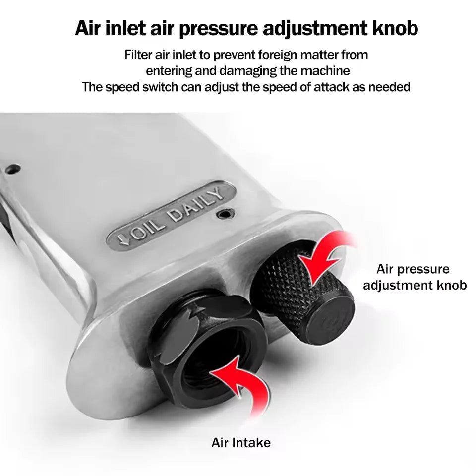 Industrial Air Hammer Powerful Handle Straight Type Air Chisel Pneumatic Hammer Shovel Tool Pneumatic Chisel Shovel Hammer Dril