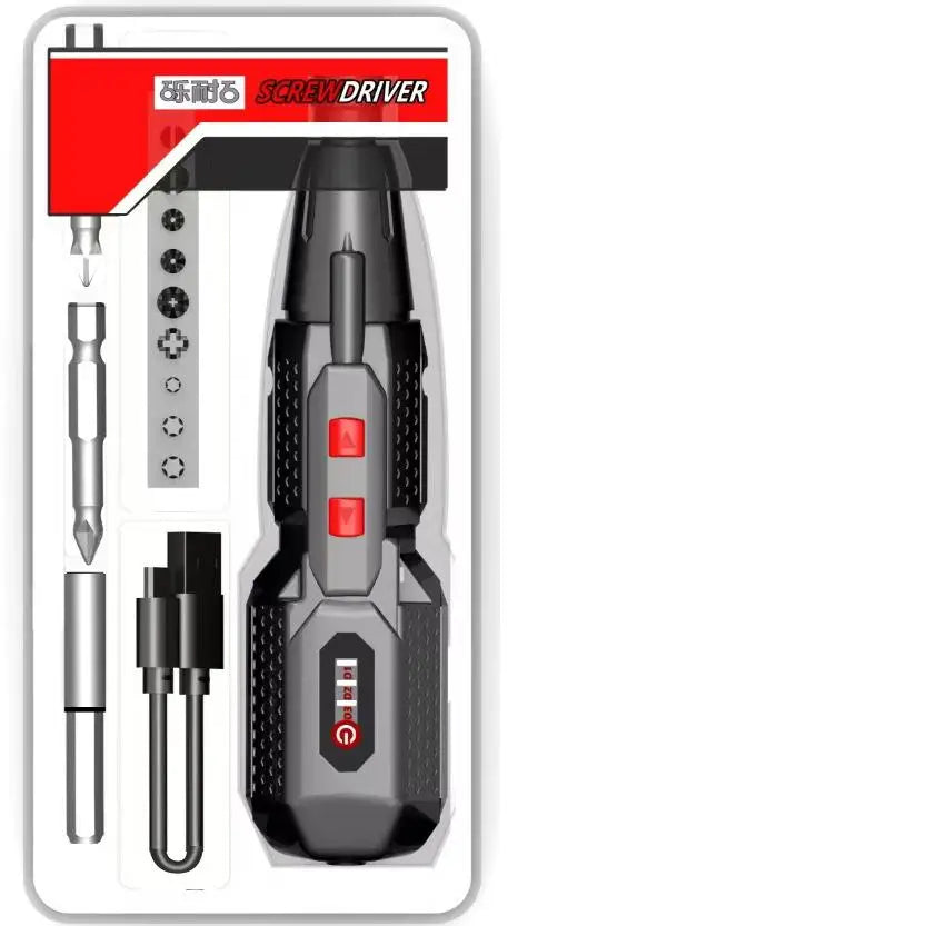 Cordless electric screwdriver Set 4.2V Smart Electric Screwdrivers with LED Lights USB Rechargeable Home use Repair Tools Kit