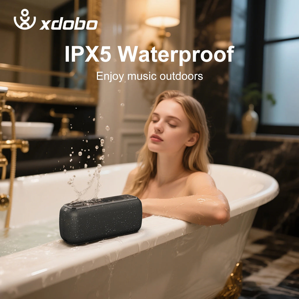 Xdobo X8 II 60W Portable Bluetooth-Compatible Speakers 6600mAh Bass Sound Box Wireless Waterproof TWS Boombox