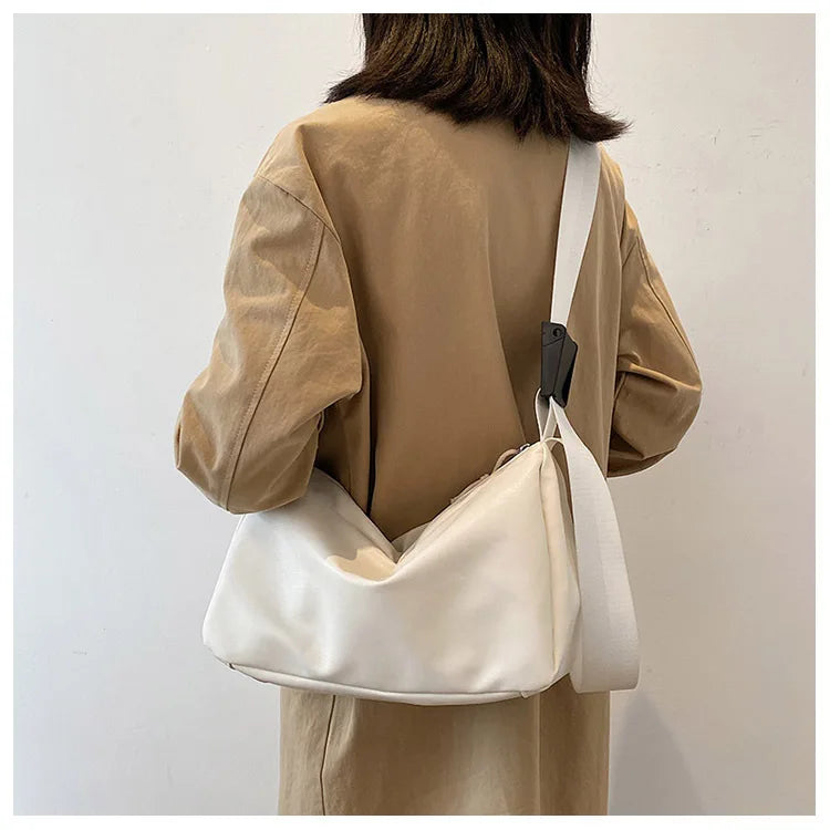 Tilorraine women bag leather large capacity single shoulder bag PU female versatile messenger bag retro style crossbody bag