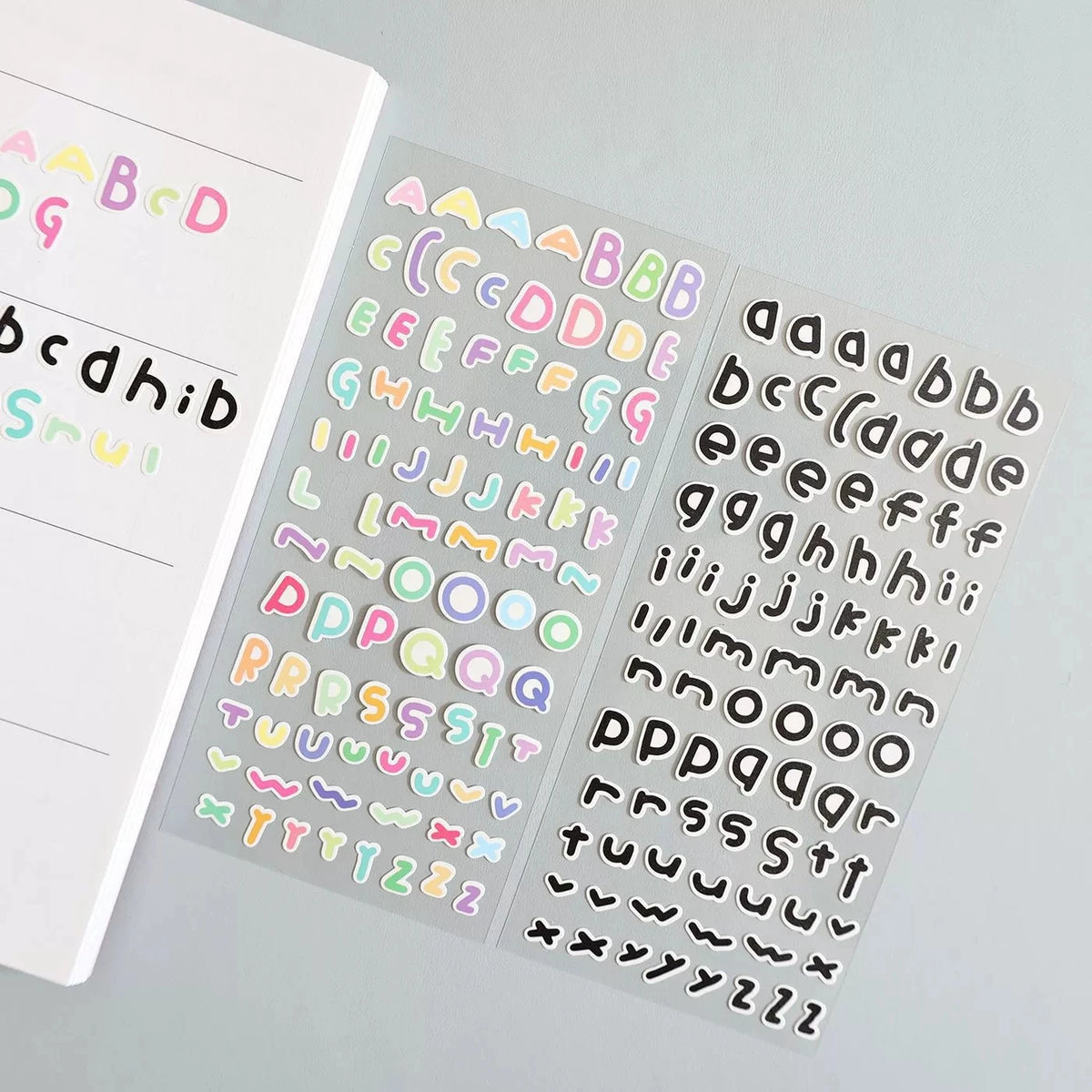 1 Piece INS New Letter Stickers Cute DIY Decals for Journal Card Making Csrapbook Sticker Stationery