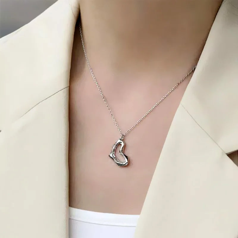 925 Silver Necklace Punk Wealth Good Wish Matte Ball Bread OT Clasp Stackable for Women Girl Jewelry Gift Dropshipping Wholesale