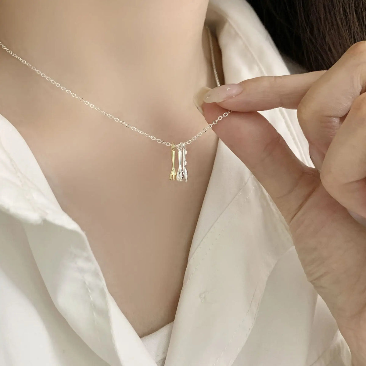 925 Silver Necklace Punk Wealth Good Wish Matte Ball Bread OT Clasp Stackable for Women Girl Jewelry Gift Dropshipping Wholesale