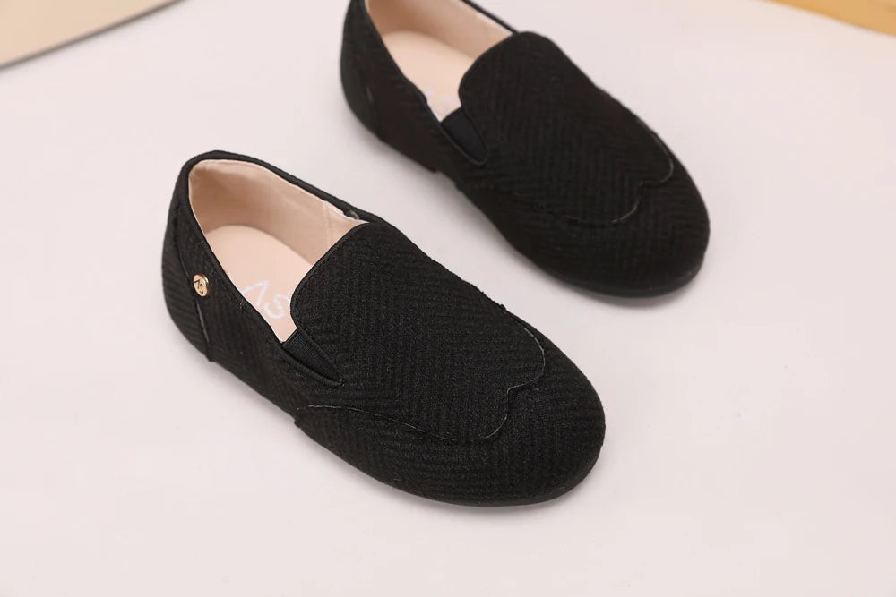 AS Kids Shoes Children Leather Shoes Baby Girls Warm Brand Loafers Toddler Slip On Princess Flats Boys Oxford Platform Mary Jane