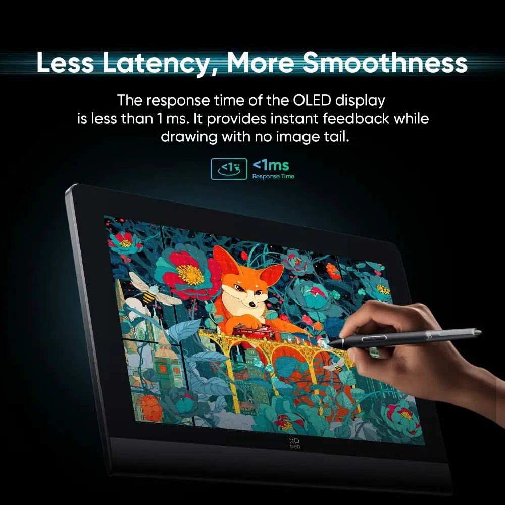 XPPen Artist Ultra 16 4K OLED Graphic Monitor New Touch-screen Drawing Display with Dual X3 Pro Stylus for 3D Modeling Animation