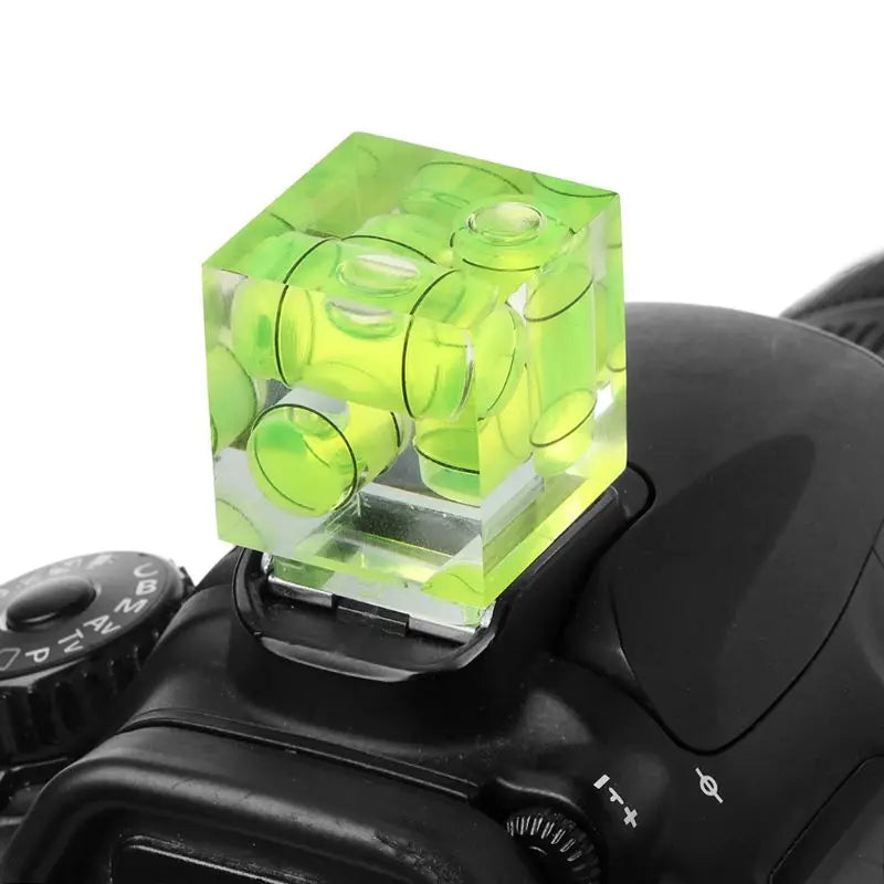 Triple 3 Hot Shoe Bubble Spirit Level for Camera Level Adapter Durable