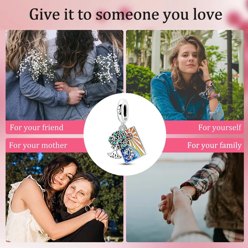 New Original Charm Beads 925 Sterling Silver Butterfly Hot Air Balloon Dangle For Bracelet Women Girl Fine DIY Jewelry Gift