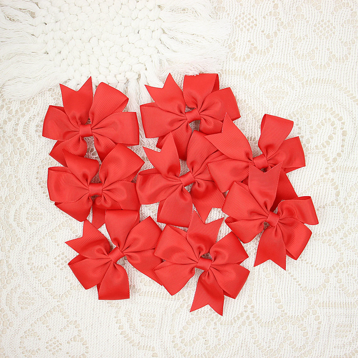 10pcs Ribbon Bow Hair Clip for Girls Hair Accessories Winnower Children Alligator Clip Kids Hairbow Hairpin Grosgrain Barrettes